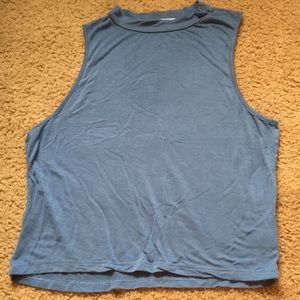 DONATED! 🌸 Blue Sleeveless Top